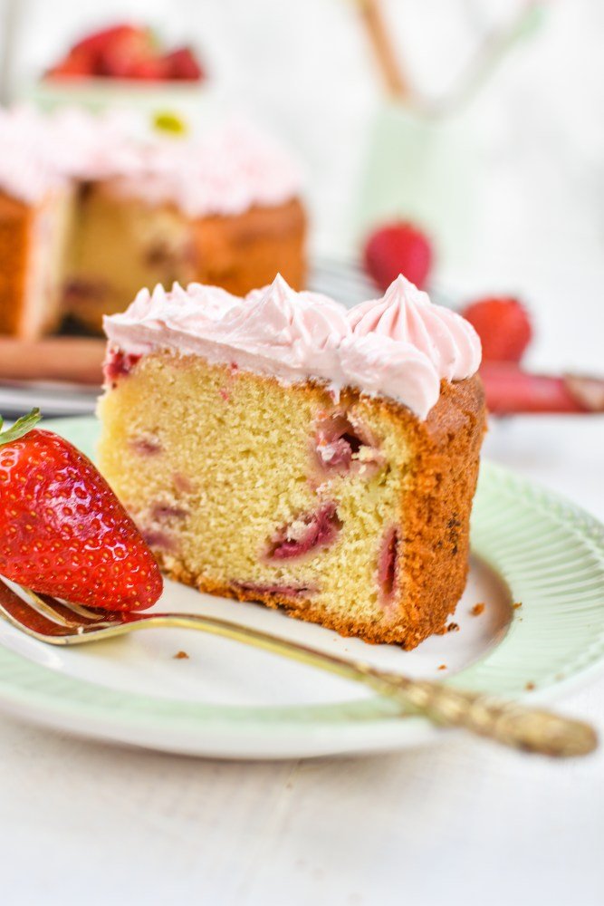 Erdbeer Rhabarber Kuchen